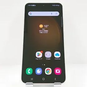 Galaxy S23 SCG19 au クリーム 送料無料 本体 c11486