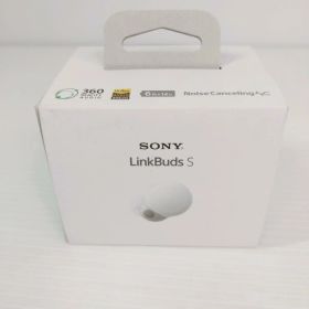 【中古品】SONY LinkBuds S ワイヤレスノイズキャンセリングステレオヘッドセット ホワイト WF-LS900N 〇YR-54563〇