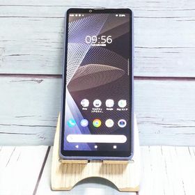 au Xperia 10 III SOG04 ブルー SONY 本体 白ロム SIMロック解除済み SIMフリー B281582