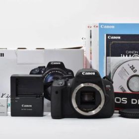 【光学極上品 箱あり】Canon キャノン EOS KISS X7i ボディ シャッター数1164回と極小 デジタル一眼カメラ #4007-7