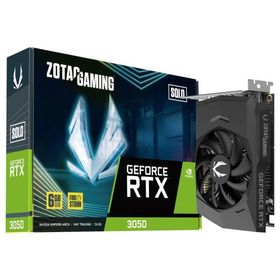 ZOTAC GAMING GEFORCE RTX 3050 6GB SOLO GDDR6 グラフィックボード｜ZTRTX30506GS/ZT-A30510G-10L