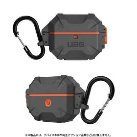 プリンストン UAG社製 PATHFINDER Apple AirPods 第3世代用 (シルバー/オレンジ)(UAG-AP3PF-SV/OR)