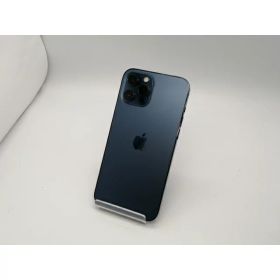 【中古】Apple docomo 【SIMロック解除済み】 iPhone 12 Pro Max 128GB パシフィックブルー MGCX3J/A【広島本通】保証期間1ヶ月【ランクC】