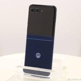 〔中古〕Motorola(モトローラ) motorola razr 60d 256GB ジブラルタルシーネイビー M-51F docomo SIMフリー〔258-ud〕