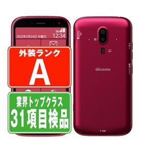 F-52B らくらくスマートフォン ピンク SIMフリー ドコモ 中古 スマホ 本体 美品 7日間返品OK あすつく f52bpk8mtm