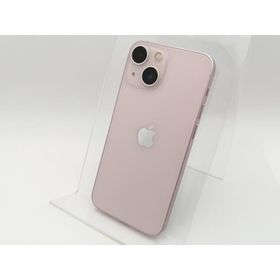 【中古】【赤ロム保証あり】Apple au 【SIMフリー】 iPhone 13 mini 128GB ピンク MLJF3J/A【津田沼】保証期間１ヶ月【ランクC】