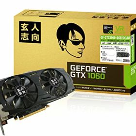 玄人志向 ビデオカードGEFORCE GTX 1060搭載 GF-GTX1060-6GB/OC/DF