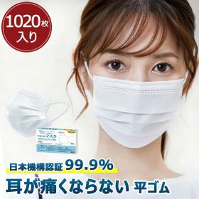 【高評価☆不織布マスク】マスク 不織布 大容量51枚×20箱 不織布マスク ホワイト 大人用マスク 快適三層構造 プリーツマスク 耳が痛くない カラーマスク 高密度フィルター 小顔マスク くちばし 飛沫防止 女性用 99.9%遮断 送料無料 cicibella 秋 シシベラ マスク