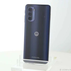 【中古】Motorola(モトローラ) moto g52j 5G 128GB インクブラック PATM0000JP SIMフリー 【269-ud】