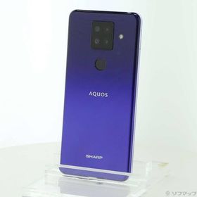 〔中古〕SHARP(シャープ) AQUOS sense4 plus 128GB パープル SH-M16 SIMフリー〔305-ud〕