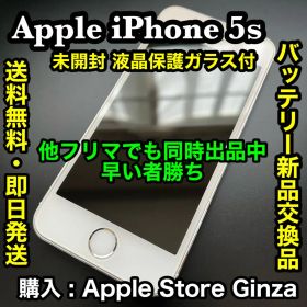 ✨バッテリー新品交換済み✨Apple iPhone 5s Silver 64GB