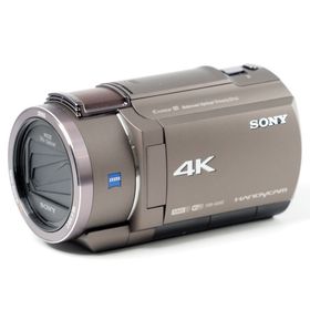 ソニー(SONY)のSONY Handycam FDR-AX45A ブロンズブラウン 4K ビデオカメラ 内蔵メモリー64GB 光学ズーム20倍 空間光学手ブレ補正 FDR-AX45A TI #14505(ビデオカメラ)