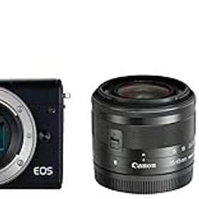 【中古】Canon ミラーレス一眼カメラ EOS M100 ダブルズームキット ブラック EOSM100BK-WZK