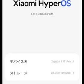 Xiaomi 11T Pro ブラック 本体