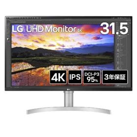LG Electronics Japan 32UN650K-W IPSパネル採用 4K対応31.5型液晶ディスプレイ 高さ調整 3年保証