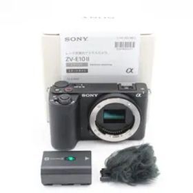 元箱付き。★新品級★ SONY ソニー VLOGCAM ZV-E10 II ボディ ブラック [ZV-E10M2 B]