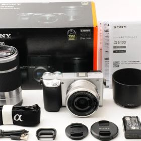 【ほぼ新品】 SONY α6400 ダブルレンズキット 《ショット数 16回》