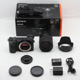 【美品】SONY ソニー α6400M 高倍率ズームレンズキット SEL18135付属 ILCE-6400M JS129-01031