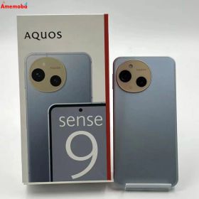 【中古】AQUOS sense9 6GB/128GB ブルー SHG14 UQmobile版SIMフリー極美