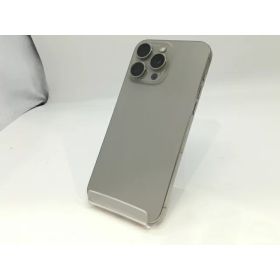 【中古】Apple 国内版 【SIMフリー】 iPhone 15 Pro Max 256GB ナチュラルチタニウム MU6R3J/A【OSU301】保証期間1ヶ月【ランクC】