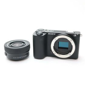【中古】 《良品》 SONY VLOGCAM ZV-E10 II パワーズームレンズキット ZV-E10M2K B ブラック [ デジタルカメラ ]