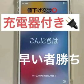 Apple iPhone 7 シルバー本体 値下げ交渉⭕️ 充電器等1式