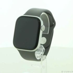 【中古】Apple(アップル) Apple Watch Series 10 GPS 46mm シルバーアルミニウムケース ストーングレイスポーツバンド 【371-ud】