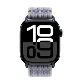 Apple Apple Watch Series10 42mm GPSモデル MWWX3J/A+MXTX3FE/A A2997【ジェットブラックアルミニウムケース/グレー ブルーNikeスポーツループ】 [中古] 【当社3ヶ月間保証】 イオシス