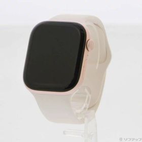【中古】Apple(アップル) Apple Watch Series 10 GPS 46mm ローズゴールドアルミニウムケース ライトブラッシュスポーツバンド 【297-ud】