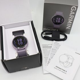 ガーミン(GARMIN)の【新品】GARMIN vivoactive 5 010-02862-43 Orchid/Orchid Met スマートウォッチ ガーミン ヴィヴォアクティブ 本体(腕時計(デジタル))