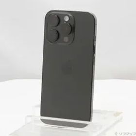 ソフマップ 〔中古品〕 iPhone16 Pro 128GB ブラックチタニウム MYMV3J／A SIMフリー【276】