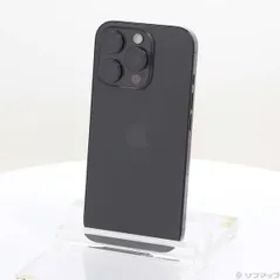 ソフマップ 〔中古品〕 iPhone16 Pro 128GB ブラックチタニウム MYMV3J／A SIMフリー【258】