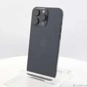 ソフマップ 〔中古品〕 iPhone16 Pro Max 256GB ブラックチタニウム 3N528J／A SIMフリー【349】