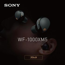 ソニー ワイヤレスイヤホン ブラック ノイズキャンセリング 完全 WF-1000XM5