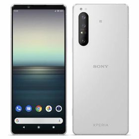 【中古】【安心保証】 Xperia 1 II XQAT42[256GB] SIMフリー ホワイト