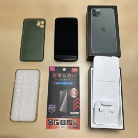 iPhone11ProMax ミッドナイトグリーン 256GB 本体 ケース付