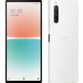 【中古】【安心保証】 Xperia 10 IV SOG07[128GB] UQモバイル ホワイト