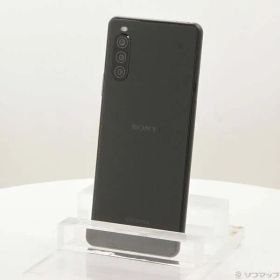 ソフマップ 〔中古品〕 Xperia 10 II 64GB ブラック SO-41A docomoロック解除SIMフリー【269】