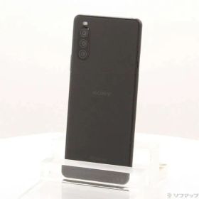 ソフマップ 〔中古品〕 Xperia 10 II 64GB ブラック SO-41A docomoロック解除SIMフリー【352】