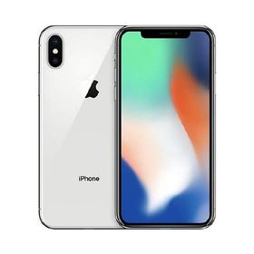 iPhoneX[64GB] au シルバー【安心保証】