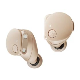 【長期保証付】オーディオテクニカ(audio-technica) ATH-CKS50TW2BG ベージュ 完全ワイヤレスイヤホン マグネティックスイッチ機能