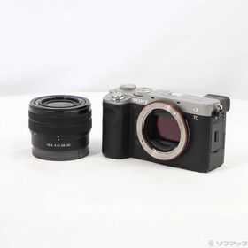 〔中古〕SONY(ソニー) α7C ズームレンズキット シルバー ILCE-7CL S〔352-ud〕