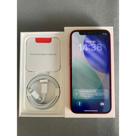 超美品 国内版 SIMフリー iPhone12 mini 128GB レッド色(スマートフォン本体)