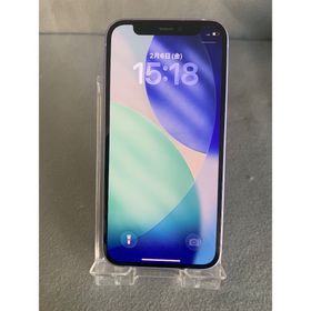 美品 国内版 SIMフリー iPhone12 mini 64GB パープル色(スマートフォン本体)