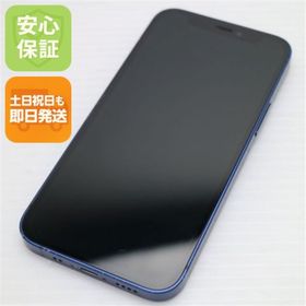 アイフォーン(iPhone)の良品中古 SIMフリー iPhone12 mini 64GB ブルー M555(スマートフォン本体)
