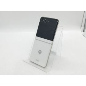 【中古】MOTOROLA docomo 【SIMフリー】 motorola razr 50d ホワイトマーブル 8GB 256GB M-51E【秋葉5号】保証期間1ヶ月【ランクC】
