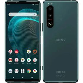 【中古】【安心保証】 Xperia 5 III SO-53B[128GB] docomo グリーン