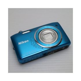 美品 COOLPIX S3500 オリエンタルブルー 即日発送 デジカメ Nikon 本体 あすつく 土日祝発送OK