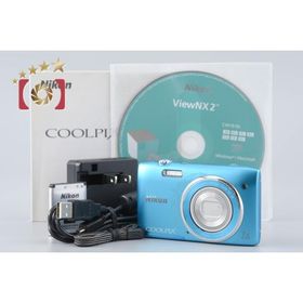 【中古】Nikon ニコン COOLPIX S3500 オリエンタルブルー コンパクトデジタルカメラ