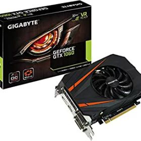 【未使用】【中古】 Gigabyte GeForce GTX 1060 Mini ITX OC 6GB GDDR5 グラフィックスカード (GV-N1060IXOC-6GD)